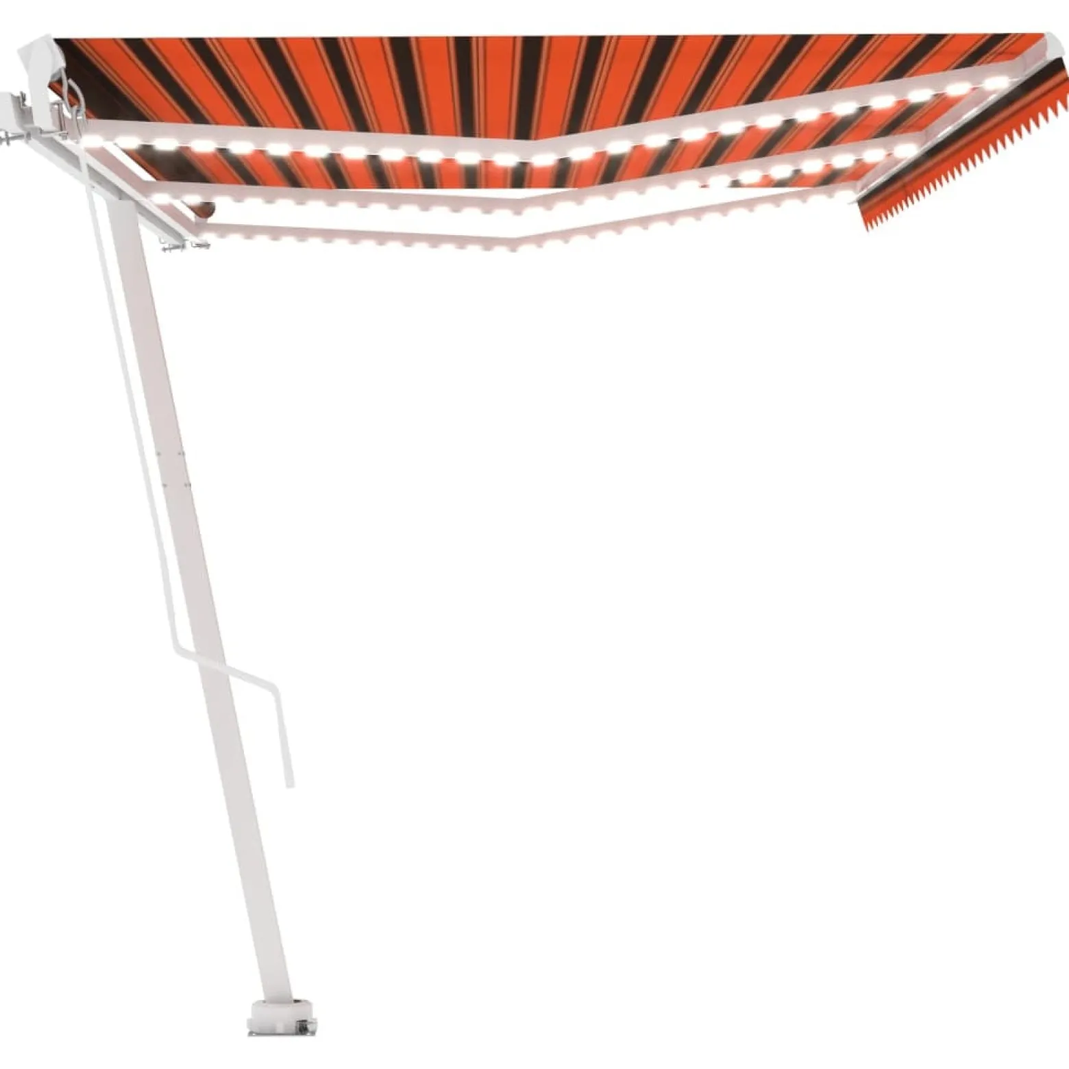 Markiza Tarasowa Balkonowa Ręcznie Zwijana Roleta Zadaszenie LED 600x300 cm