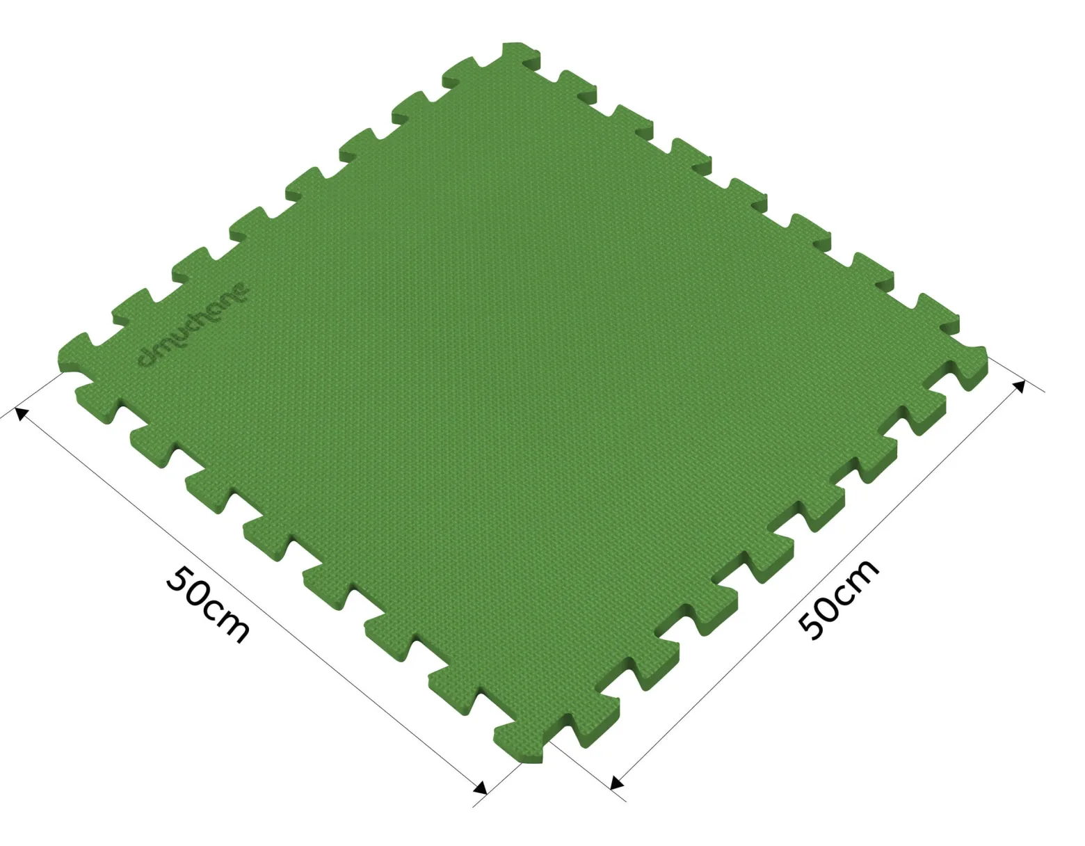 Mata piankowa pod basen 50x50cm 8szt. zielona