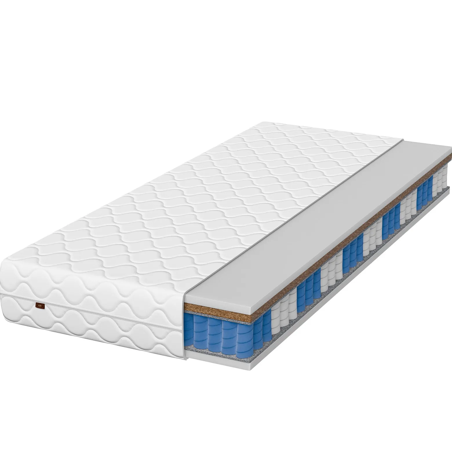 Materac kieszeniowy PAT KOKOS prestige 80x200 wysokość 26 cm H5/H4