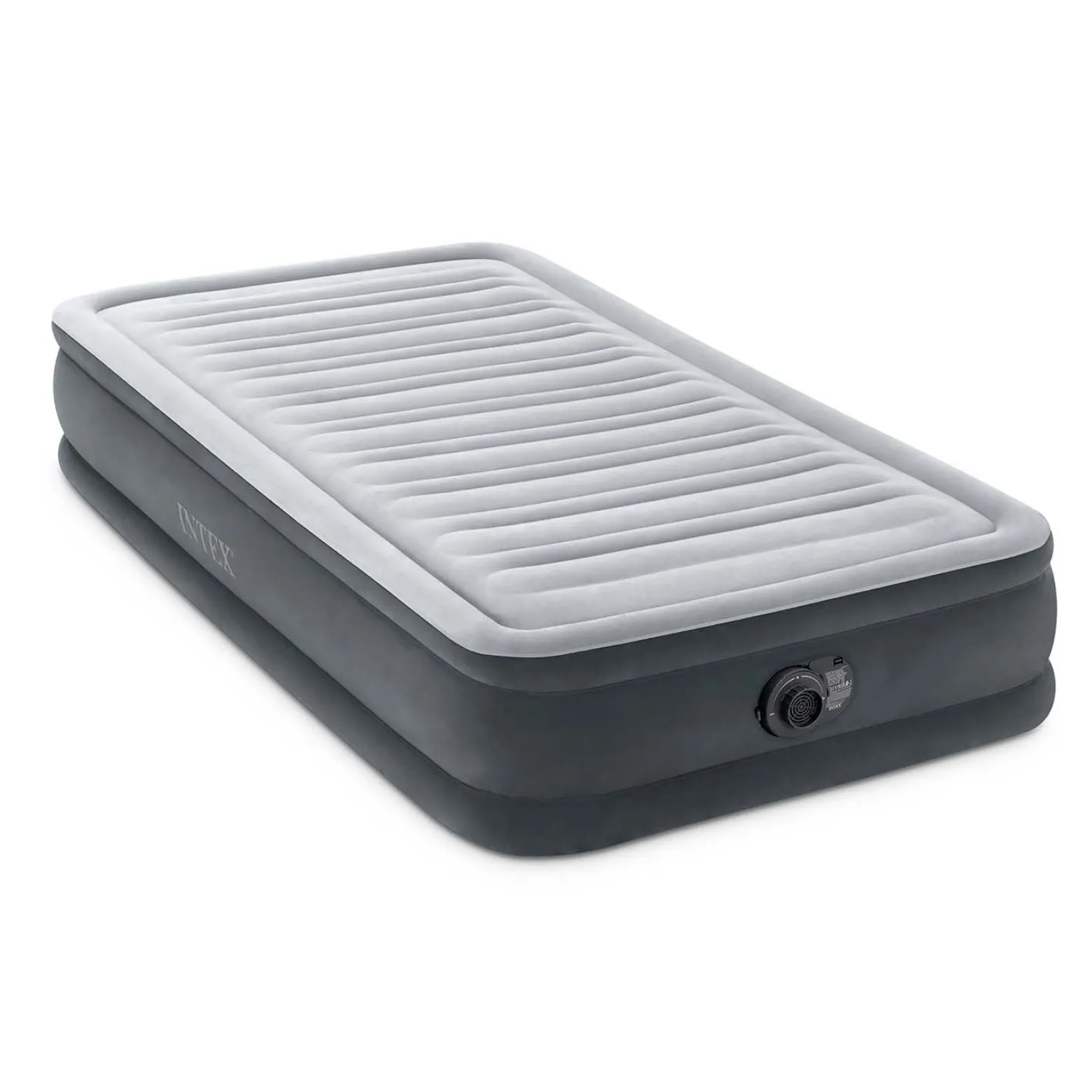 Materac welurowy z pompką Intex 67766ND