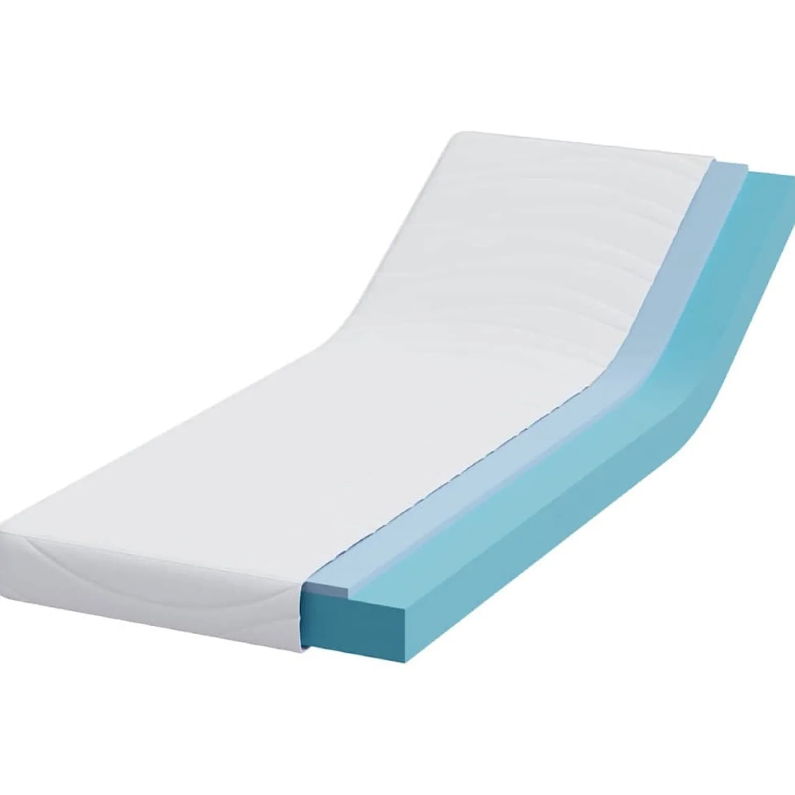 Materac Biały 80 x 200 cm Pianka