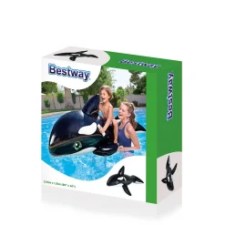 Materac/Dmuchana duża Orka do pływania 203x102 cm BESTWAY