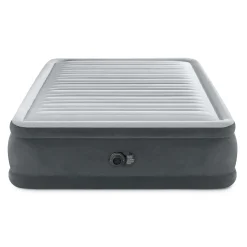 Materac dmuchany dwuosobowy Intex 64414ND welurowy z pompką 230V
