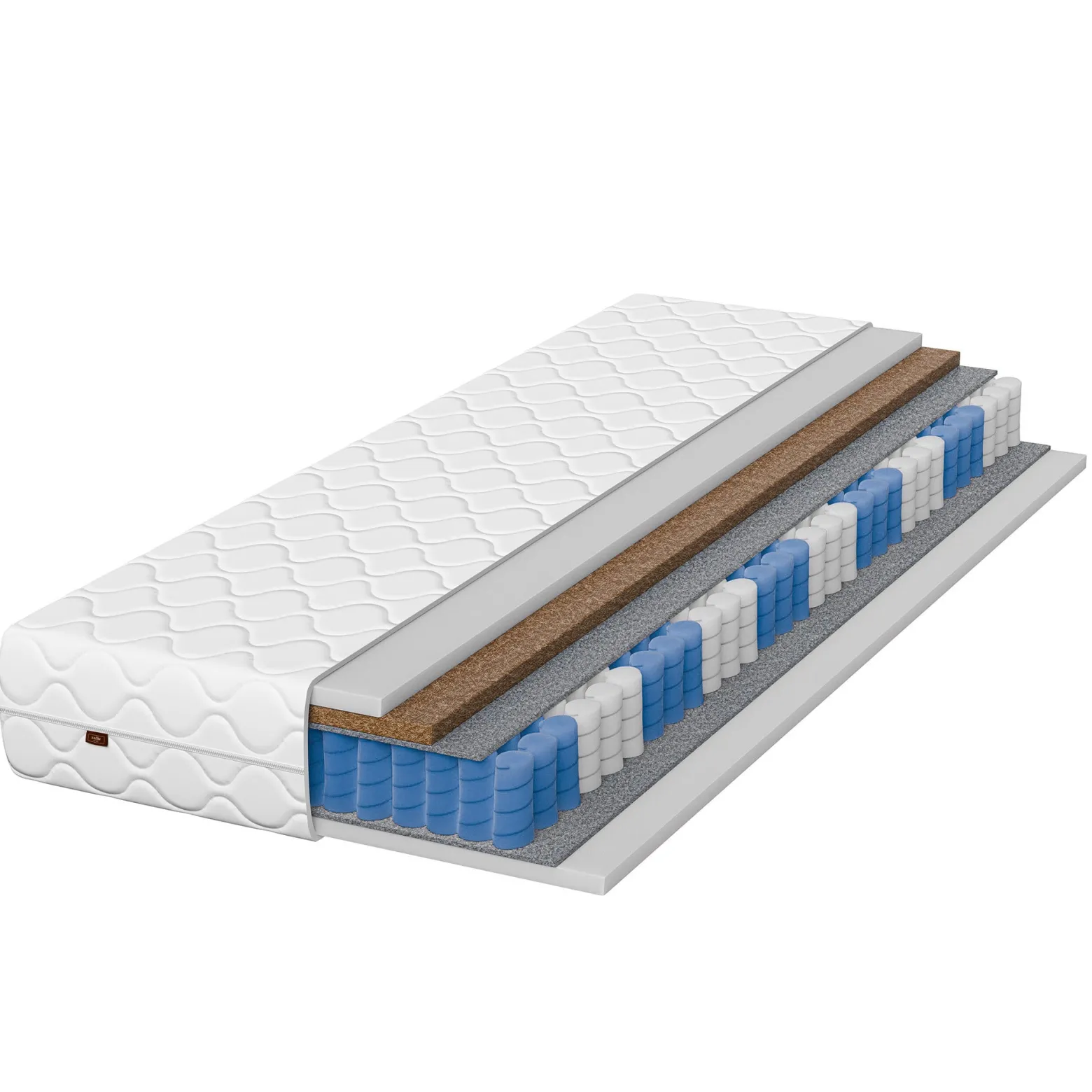 Materac kieszeniowy PAT KOKOS prestige 80x200 wysokość 26 cm H5/H4