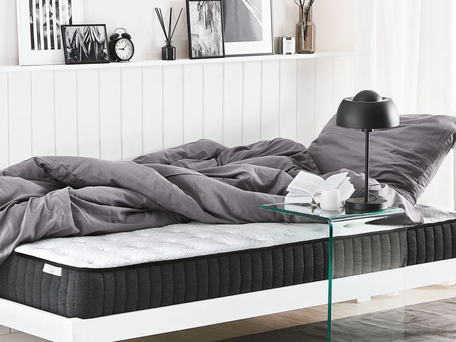 Materac kieszeniowy 80 x 200 cm średni