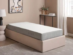 Materac kieszeniowy zdejmowalny pokrowiec 90 x 200 cm średnio twardy ROOMY