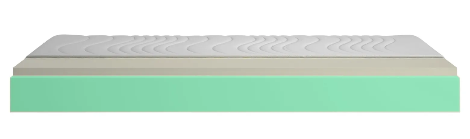 Materac piankowy 70x200 cm Pianka HR44 + Pianka VISCO 16cm H2 Średni