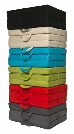Materac turystyczny VELINDA 80x200x10 cm składany rozkładany dostawka
