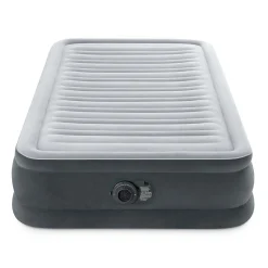 Materac welurowy z pompką Intex 67766ND