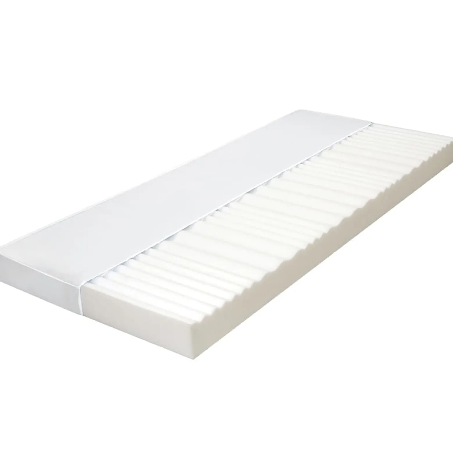 Materac, 120x200 cm, 7 stref, pianka PU, 10 cm, H2 H3
