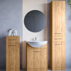 Meble łazienkowe SILDO MINI dąb artisan