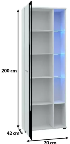 Meblościanka dąb sonoma CUBE XL