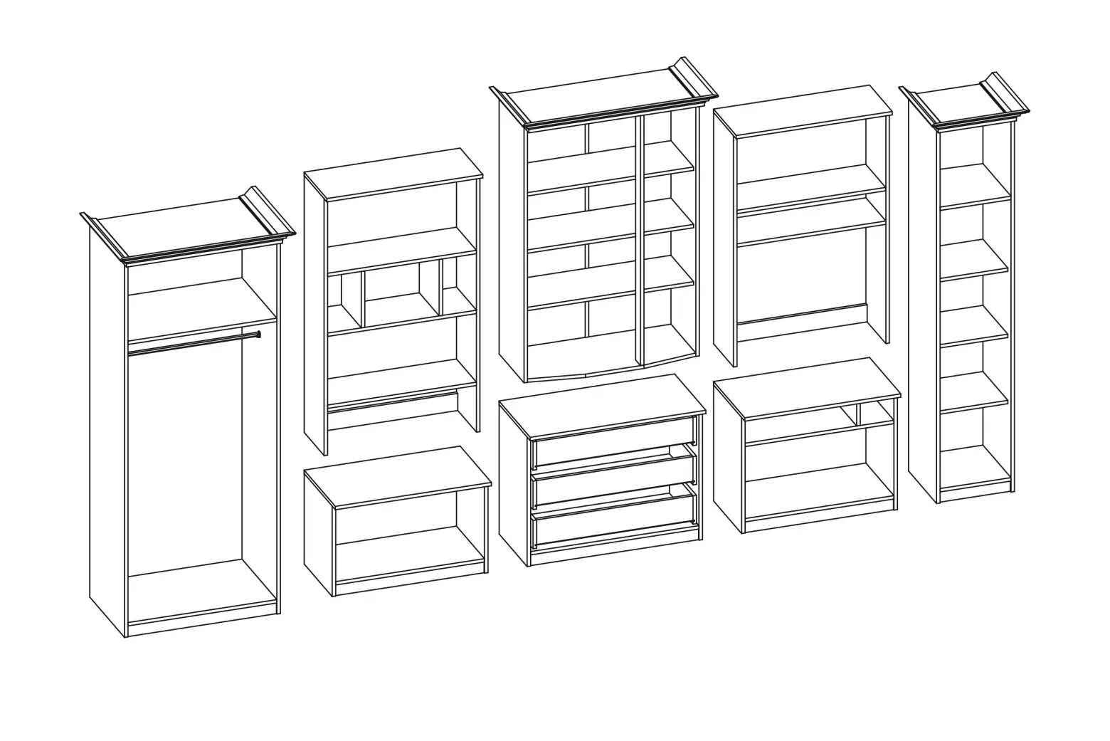 Meblościanka Alen Olcha