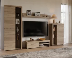 Meblościanka do Salonu Rumba szafka rtv old style meble pokojowe
