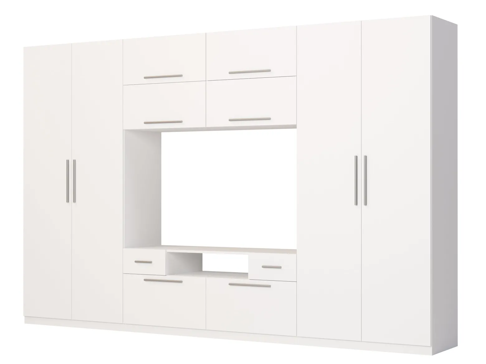 Meblościanka Scandi Biel 350 cm