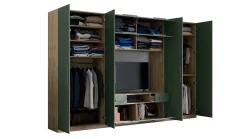 Meblościanka Scandi Biel 350 cm