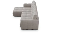 MELLOW sofa narożna 3 osobowa lewa, beżowa