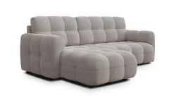 MELLOW sofa narożna 3 osobowa lewa, beżowa