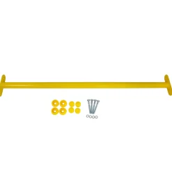 Metalowy drążek na plac zabaw 90 cm żółty