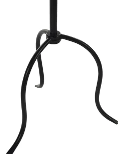Metalowy świecznik 120 cm czarny