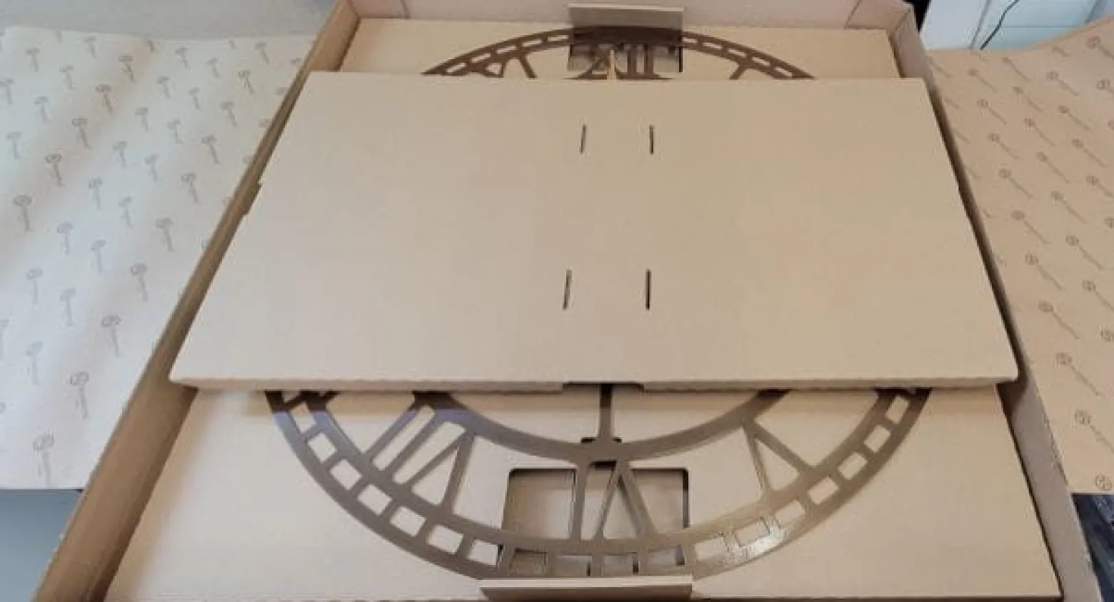 Metalowy zegar ścienny retro czarny 50cm