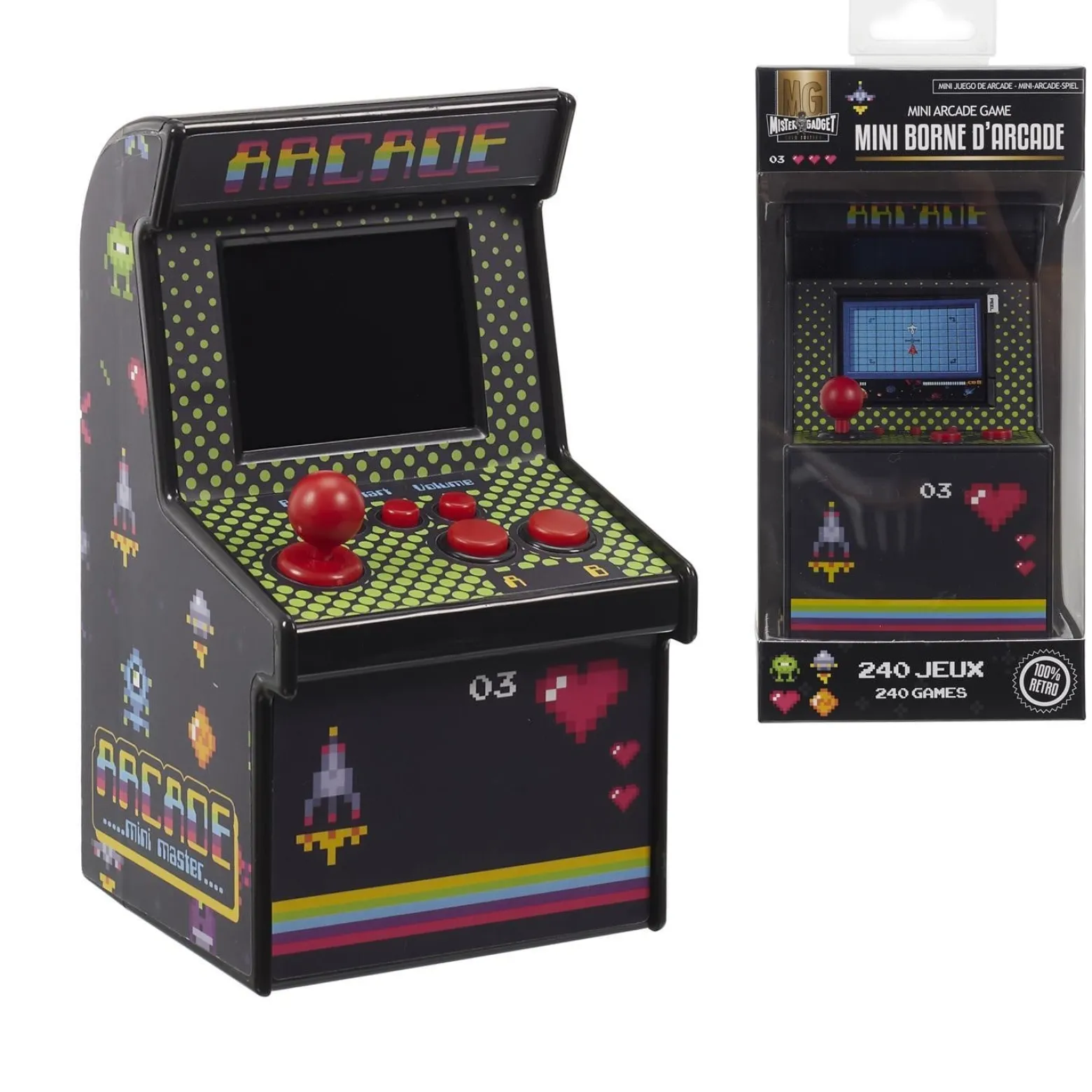 Mini automat z grami Arcade