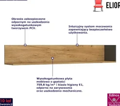 Minimalistyczna półka ścienna - Rinix