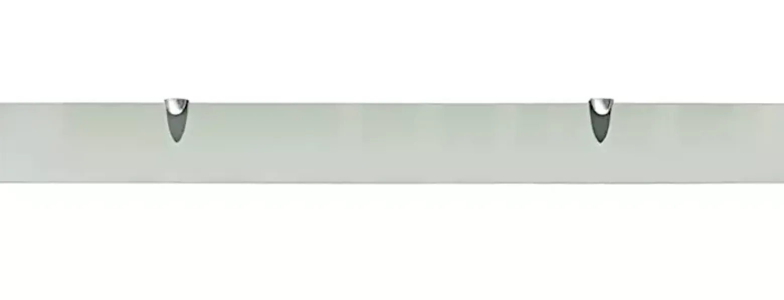 Mleczna elegancka półka szklana 100x10 - Xyreon