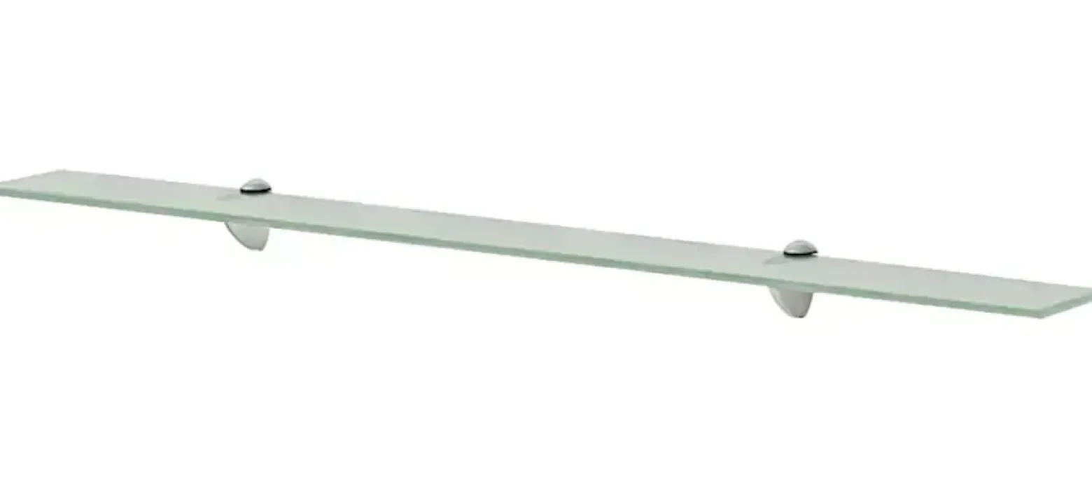 Mleczna elegancka półka szklana 100x10 - Xyreon