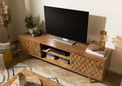 MOSAYK Szafka RTV #111 Akacja lakierowana 170x42x48 cm