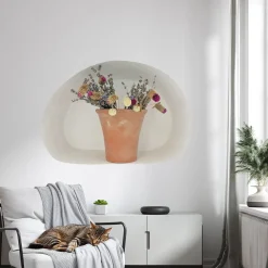 Naklejka dziura 3D sielskie okno efekt dziury 60x41