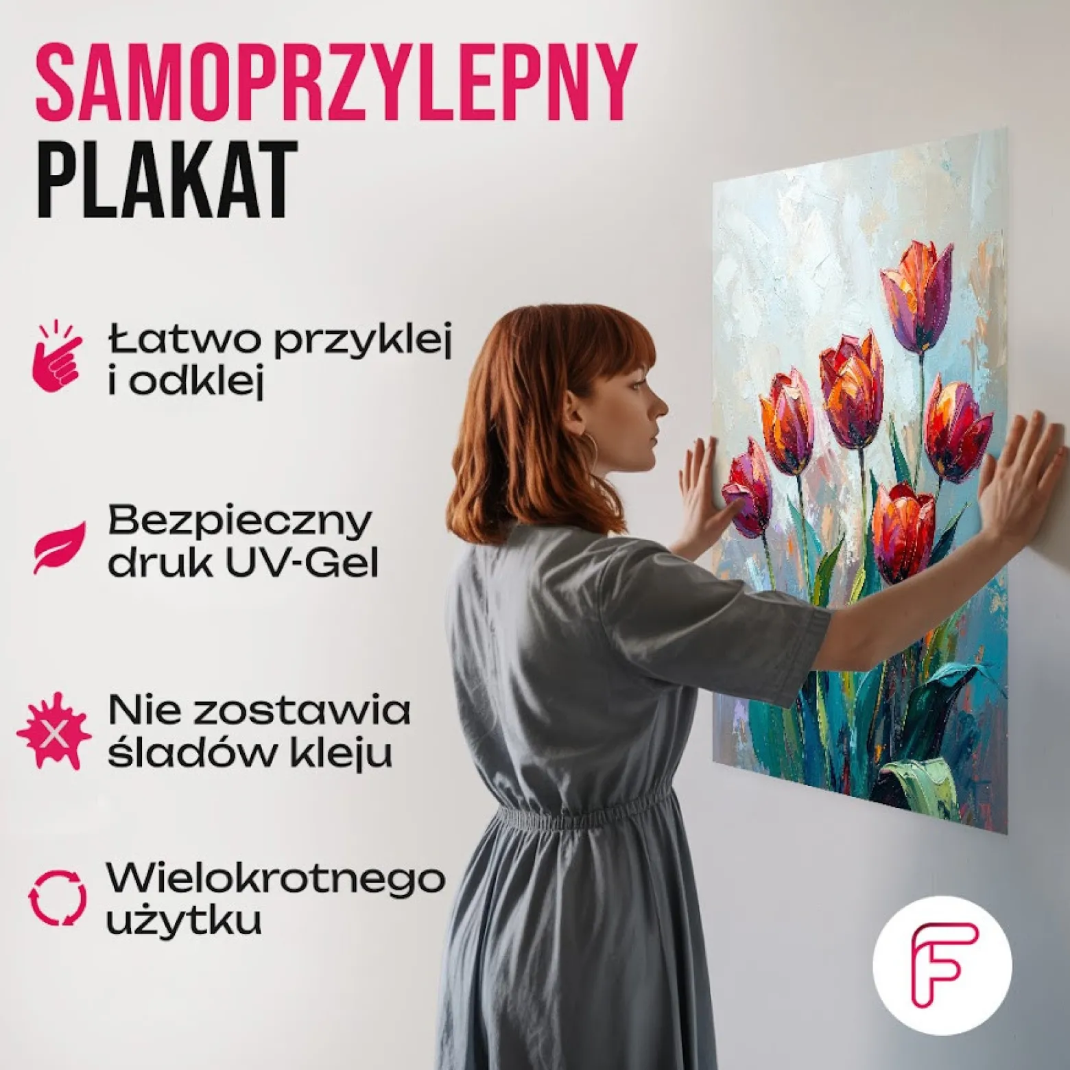 Naklejka na ścianę do pokoju młodzieżowego Feeby Ryba Zwierzę morskie 40x80