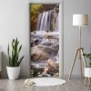 Naklejka na drzwi Kaczka na wodospadzie 75x205 cm Fototapeta