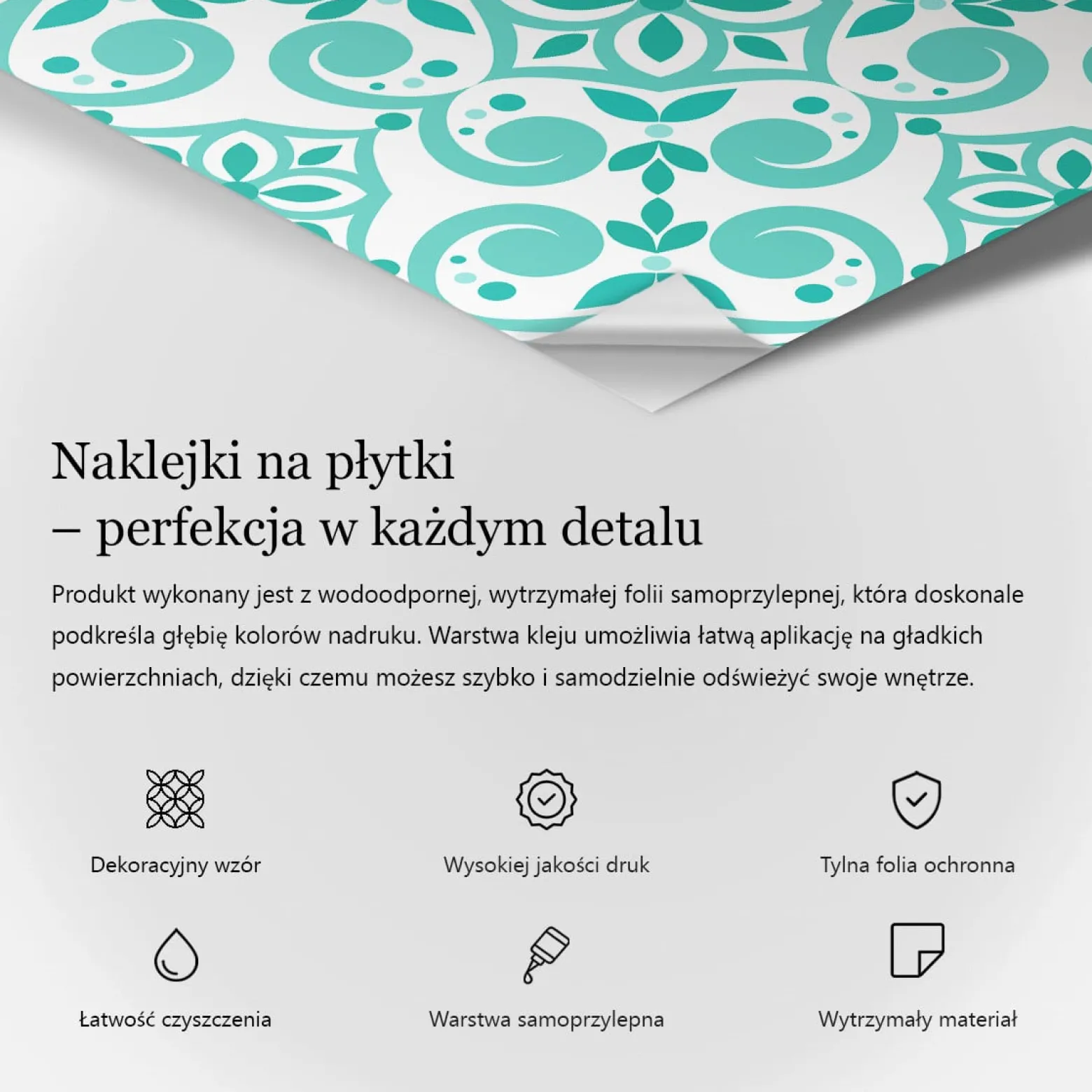 Naklejki na kafelki 10x10 cm Tekstura kamienia naturalnego 24 szt.