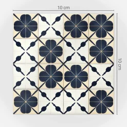 Naklejki na kafelki 10x10 cm Graficzne motywy geometryczne 24 szt.