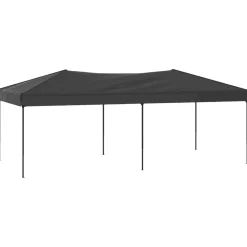 Namiot imprezowy Antracyt 3 x 6 m Tkanina vidaXL