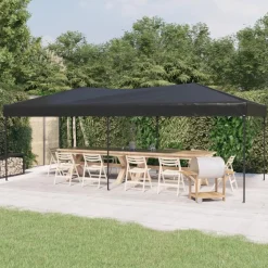 Namiot imprezowy Antracyt 3 x 6 m Tkanina vidaXL
