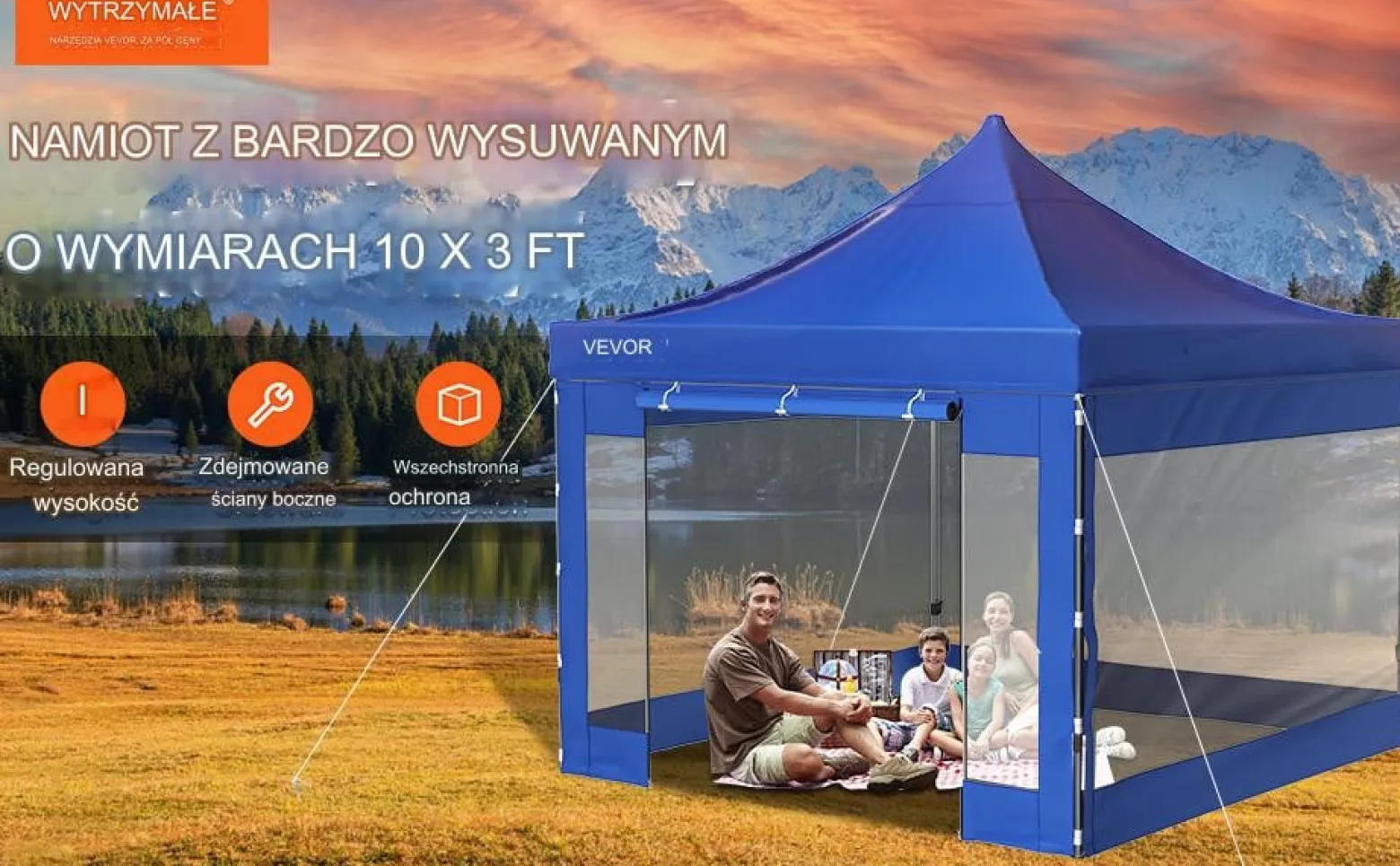 Namiot pawilon do ogrodu 3 x 3 m