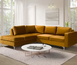 Narożnik ARLANDO VELVET tiffany 08 lewy