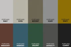 Narożnik Nimes w kształcie litery L, tkanina Portland Biały Prawy