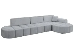Narożnik prawostronny bez funkcji spania LIVO-L2 - 337x173x79,5 Szary
