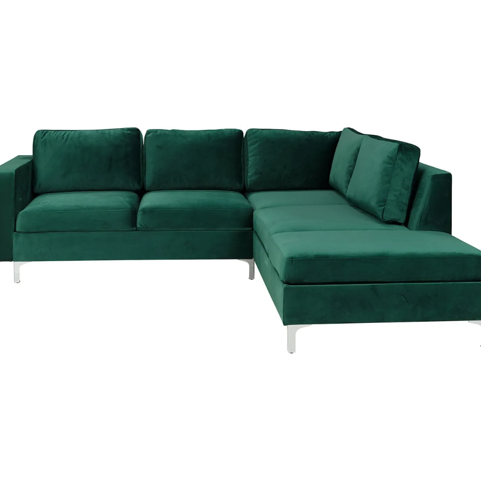 Narożnik ARLANDO VELVET tiffany 10 prawy