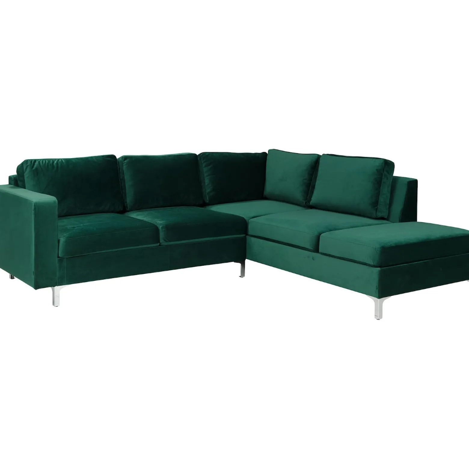 Narożnik ARLANDO VELVET tiffany 10 prawy