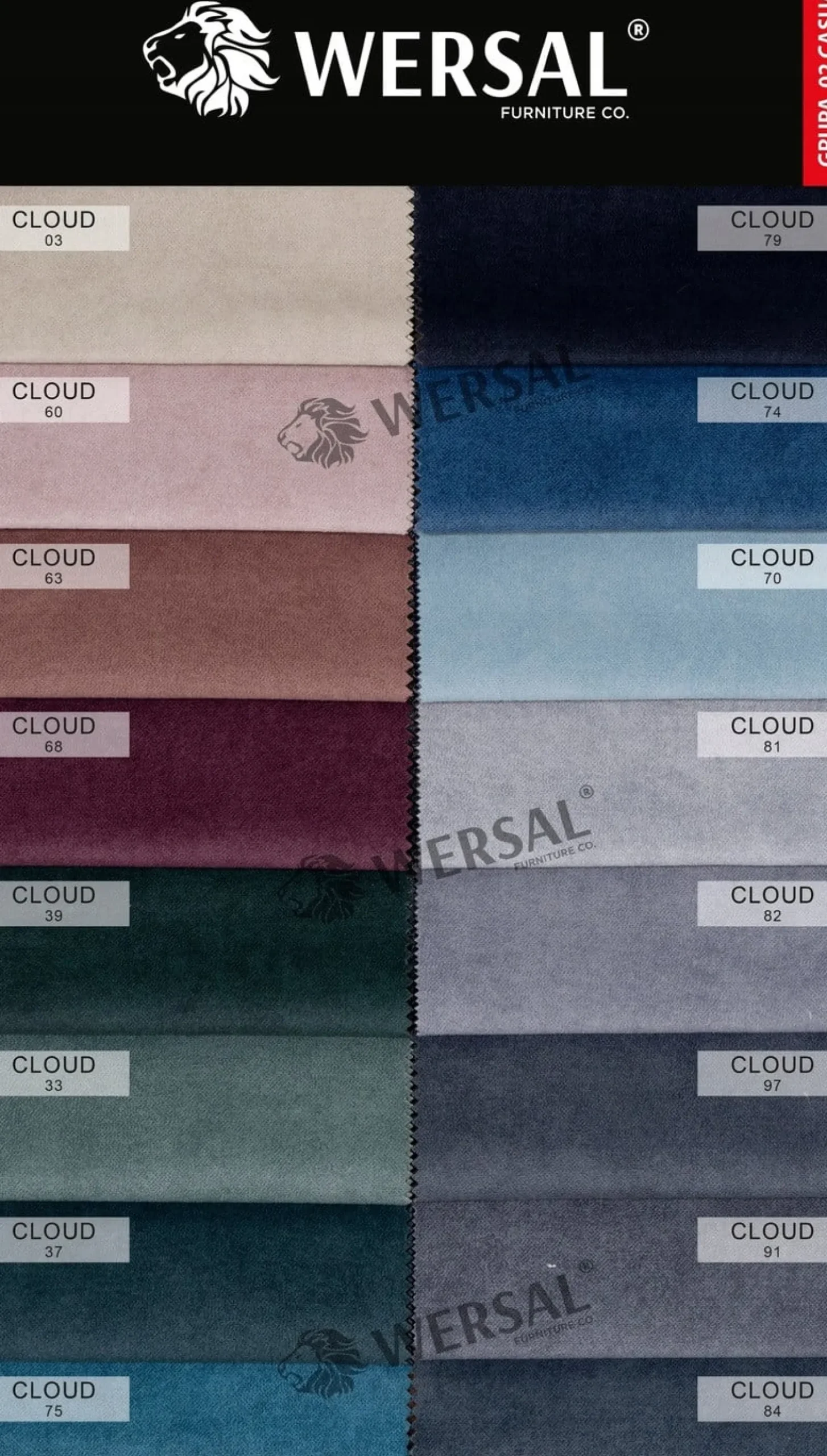 Narożnik PABLOS funkcja spania Cloud 03 prawy