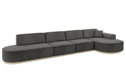 Narożnik prawostronny bez funkcji spania MARI-L3-v1 413x171x83 Ciemnoszary