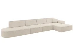 Narożnik prawostronny bez funkcji spania IREA-L3-v3 412x165x77 Beżowy
