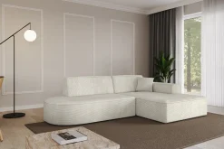 Narożnik prawostronny bez funkcji spania IREA-L1-v4 232x165x77 Kremowy