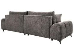 Narożnik prawostronny Nalia rozkładany z pojemnikiem szary