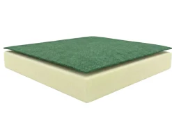 Narożnik Rozkładany Ecru 206x140 + Siedzisko Pianka T30 - LUCIA FIT