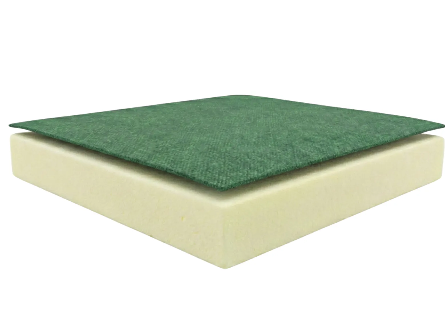 Narożnik Rozkładany Ecru 206x140 + Siedzisko Pianka T30 - LUCIA FIT